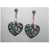 Art Nouveau Revival Chandelier Heart Earrings #2230438
