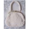 White Caviar Bead Handbag - Made In Hong Kong #2230455