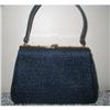 Saks Fifth Avenue Vintage Navy Handbag by Jana #2230459