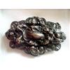 Image 1 : Huge Victorian Revival Brooch Goth Style #2230515