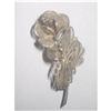 Image 1 : Silver 800 Filigree Flower Brooch Pin #2230518