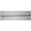 Image 1 : Art Deco Link Bracelet of Clear Pastes #2230548