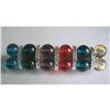 Image 1 : Art Deco Multi Col. Lucite Bead Bar Brooch #2230593