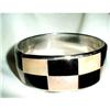 Image 1 : Bangle 1960's MOP Lucite Enamelled Silvertone #2230618