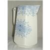 Image 1 : Tournay Blue Transferware Ironstone Pitcher #2230699