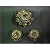 Image 1 : Rhinestone Earrings and Brooch/Pin Set #2230718