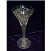 Image 1 : Tall Trumpet Vase, Heavy Glass #2230759