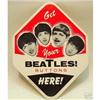 Image 1 : Rare 1960s Beatles Button Vending Card #2230948
