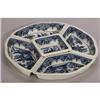 Image 1 : PORCELAIN TRANSFERWARE PLATES * 5 TOILE SNACK #2230965