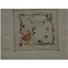 Image 1 : One of three framed hand stiched napkins under #2231969