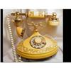 Image 1 : French YELLOW Fancy PHONE high cradle Telephone#2232163