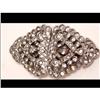 Image 1 : Coro style RHINESTONE DUETTE DRESS CLIPS BROOCH#2232190