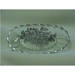 Silver Overlay Bread Tray Sku2884 #2232215