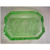 Image 1 : Intaglio Cut Polo Players Green Octagonal #2232263