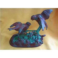 Cast Metal Bird Sculpture #2232295