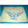 Image 1 : Unfinished Patch work Applique Basket Quilt  #2232667