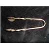 Image 1 : Sterling Shell Bowl Twist Handle Sugar Tongs #2232711