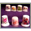 Image 1 : 7 THIMBLES WITH FLOWERS #2232898