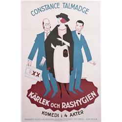 Original Swedish Deco Film Poster #2177340