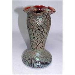 Rindskopf Crackle Glass Vase #2177452