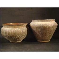 Two Antique Copper Ornate Islamic  Pots #2177460