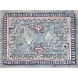 Luis Mazorra, Western Rug X, Embossed Etching. #2177469