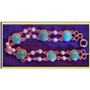 Image 1 : VICTORIAN BRACELET PEARLS CABOCHON TURQUOISE #2177627