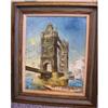 Image 1 : Burnett London Bridge Oil on Canvas #2177671