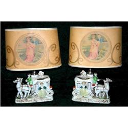 Cinderella, Horse and Carriage Table Lamps (2) #2190230