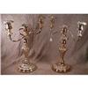 Image 1 : SILVER Candelabra CANDLESTICKS Pair -ENGLAND- #2190339
