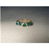 Image 1 : 14K YG Trillion Emerald Diamond Stacking Band #2190489