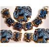 Image 1 : VINTAGE ENAMEL har? DRAGON parure #2190689
