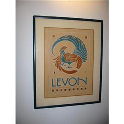LEVON David Lance Goines signed Lithograph! #2190712