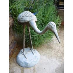 Indoor/ outdoor Metal Sculpture of a Crane! #2190718