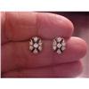 Image 1 : 14k Yellow Gold Diamond Earrings Studs 1.5 ct #2190752