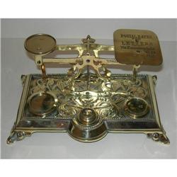 English Solid Brass Letter or Postal Scales #2190831