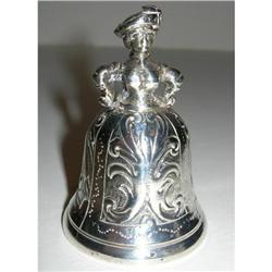 Victorian Figural Bell - Lady - London 1890 #2190836