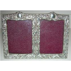 English Victorian Sterling Double Photo Frame #2190838