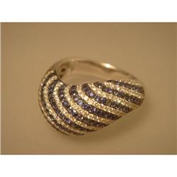 Ring  18ct  Saphire  &  Diamond   #2206651