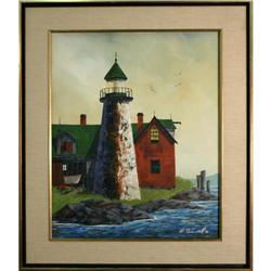 Lighthouse sea ocean lake Michigan Cornwell #2206672