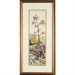 The tree - watercolor impressionist landscape #2206683