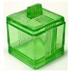 Image 1 : Art Deco Green Depression Glass Powder Jar #2206984