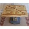 Image 1 : ANTIQUE STONE RUSTIC PRIMITIVE SQ DINING TABLE #2207477