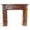 Image 1 : WALNUT ANTIQUE VICTORIAN STYLE FIREPLACE MANTLE#2207492