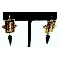Pair of Victorian 14K Gold Earrings #2207555