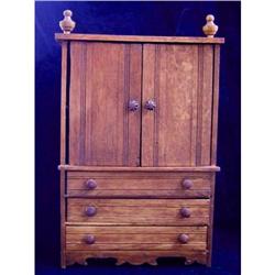 Salesman's Sample Antique Wood Cabinet #2207558