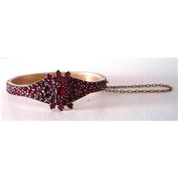 Victorian  Garnet  Bangle  Bracelet #2207559