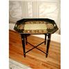 Image 1 : Tray Table Hand Painted Vibrant Coloring C.1920#2219643