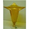 Image 1 : BISCHOFF ART GLASS JACK-IN-PULPIT VASE #2219715