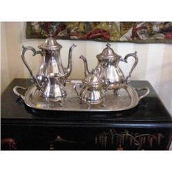 International Silver 5 Pc. Tea set Chippendale #2220038